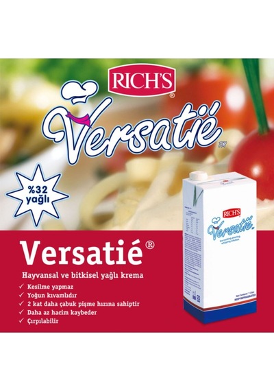 Richs Sıvı Krema Versatie %32 1 12 Pk 16853