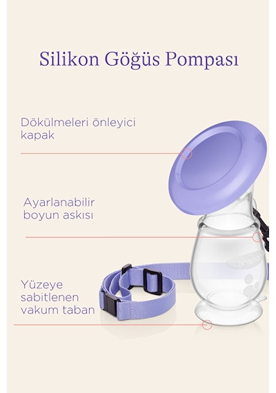 Lansinoh Vakumlu Anne Sütü Toplayıcı