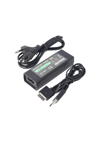 Sony Psp Go Uyumlu Şarj Cihazı Adaptörü Ve Usb Veri Kablosu Seti 5v 1500ma