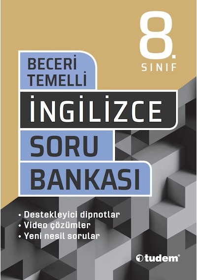 Tudem 8. Sınıf İngilizce Beceri Temelli Soru Bankası 2024