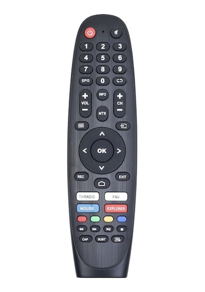 Universal Dijitsu Uyumlu Explorer Mause Tuşlu Ses Komutsuz Led Tv Televizyon Uzaktan Kumanda Tr-807