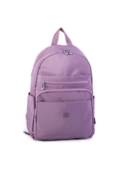 Nas Bag Unisex Büyük Boy Çok Gözlü Su Geçirmez Sırt Çantası Mor