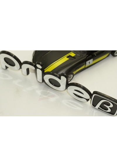 Kia Pride B Logo Bagaj 3M 3D Krom Abs Logo Amblem