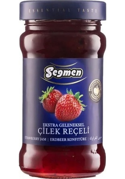 Seğmen Çilek Reçeli Kavanoz 380 G