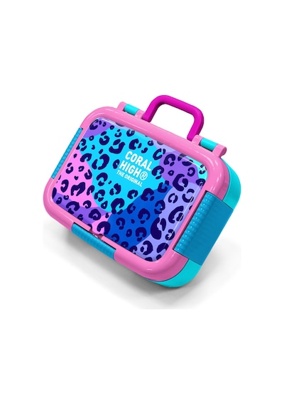 Coral High Kids Mor Leopar Desenli Paslanmaz Çelik Beslenme Kabı 39166 Mor