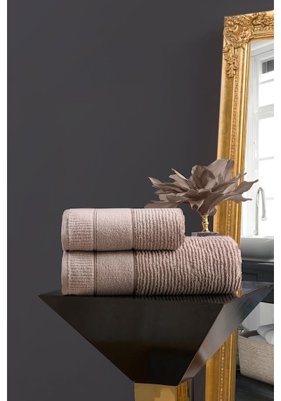 Varol Venedik Micro Cotton El Havlusu 50x90cm Bej-50x90cm Bej