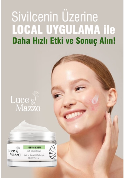 Luce & Mazzo Akne ve Sivilce Kremi 50 ML