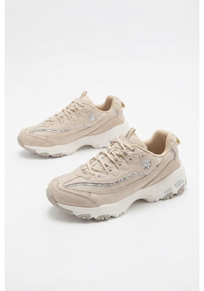 Fort 07387 Rahat Kalın Taban Sneaker Kadın Ayakkabı Bej