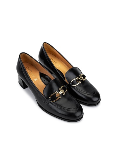 Relax Anatomic Kadın Hakiki Deri Siyah Comfort Ayakkabı 611 H40033-b01 Bn Ayk Sk25-26 Black Siyah