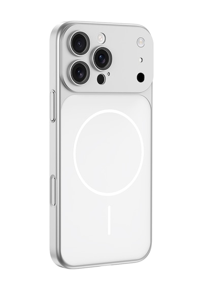 Apple Uyumlu iPhone 14 Pro Max Kılıf M-safe Şarj Özellikli Kamera Korumalı Kapak Spark Turuncu