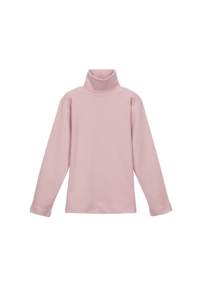 Lovetti Pudra Pembe Kız Çocuk Tam Balıkçı Uzun Kol Tişört 1022P017 Pembe