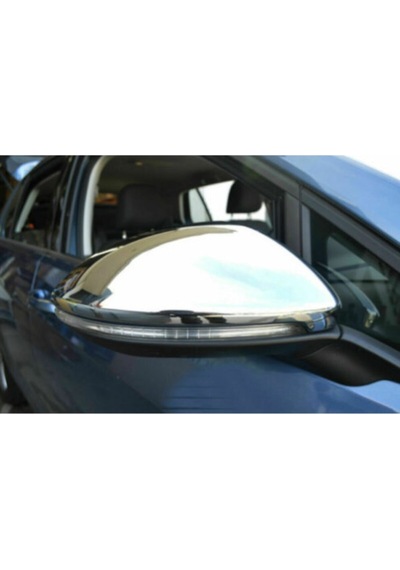 Volkswagen Golf 7 Uyumlu 2013-2020 Krom Ayna Kapağı 2 Parça Paslanmaz Çelik