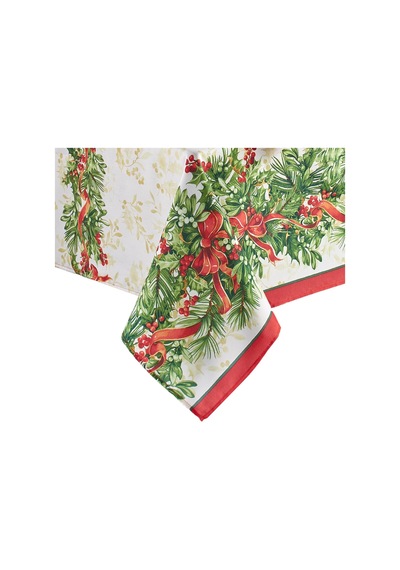 Lexroo Home Fashions Holly Traditions Masa Örtüsü, Kumaş, Dikdörtgen, 152,4 X 304,8 Cm, Çok Renkli