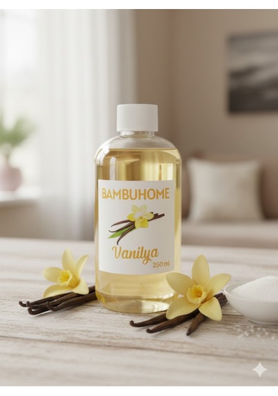 Bambuhome Dıffuser Çubuklu Kokular İçin Yedek Vanilya 250 Ml Vanilya