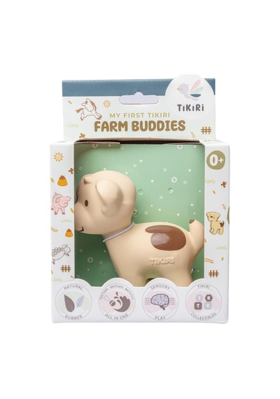 Tikiri Doğal Kauçuk Diş Kaşıyıcılı Oyuncak- Puppy