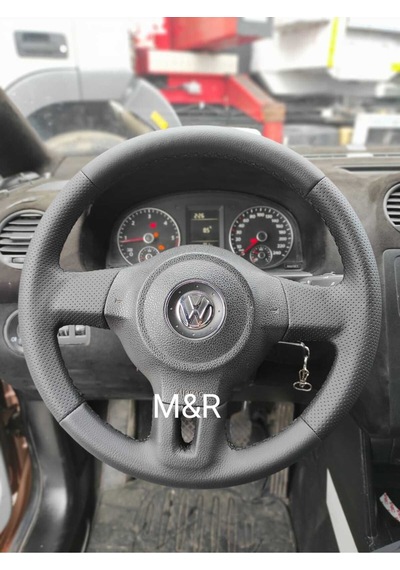 Volkswagen Caddy Polo Jetta Kaplama Deri Direksiyon Kılıfı