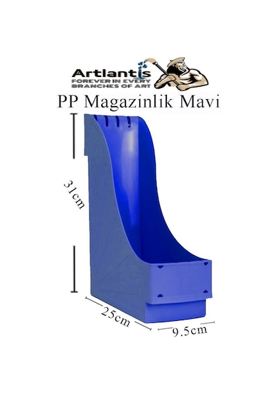 Plastik Magazinlik Mavi 2 Adet Plastik Kutu Klasörü Magazinlik A4 Dosya Ve Masa Düzenleyici Sınıf Ev Ofis