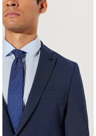 Altınyıldız Classıcs Erkek Lacı Ekstra Slim Fit Dar Kesim Mono Yaka Desenli Takım Elbise