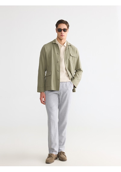 Lcw Eco Gri Regular Fit Erkek Chino Pantolon