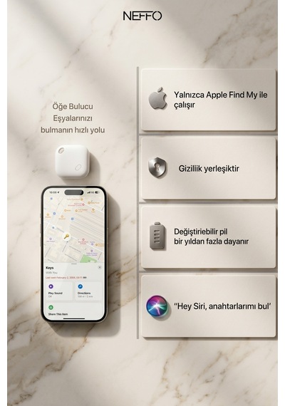 Apple Uyumlu iOS Uyumlu Akıllı Takip Cihazıı 4'lü Set Sadece Apple Uyumlu iOS Uyumlu 1