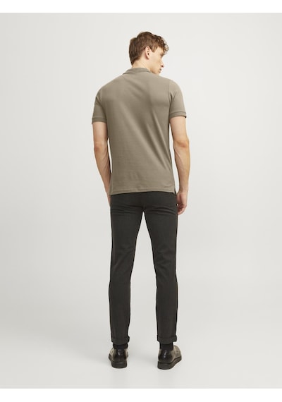 Jack & Jones Düz Renk Polo Yaka Tisört - 12136516 Coriander Çok Renkli