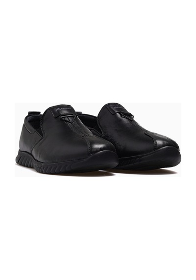 Yaşar Kaşlı Erkek Deri Comfort Casual Ayakkabı 26y Ykö-23059 Siyah Siyah