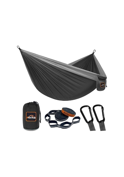 Anortrek Ultra Hafif Kamp Hamak Seti, 230 Kg Taşıma, Ağaç Askı Kayışlı Tek/çift Salıncak Siyah Anortrek Ultra Hafif Kamp Hamak Seti, 230 Kg Taşıma, Ağaç Askı Kayışlı Tek/çift Salıncak Siyah