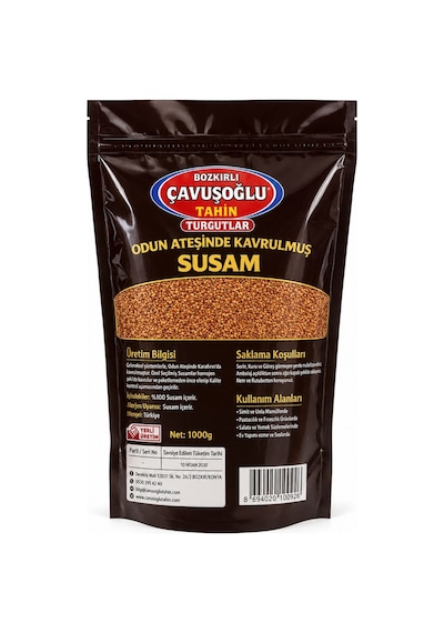 Bozkırlı Çavuşoğlu Odun Ateşinde Kavrulmuş Susam 1 KG