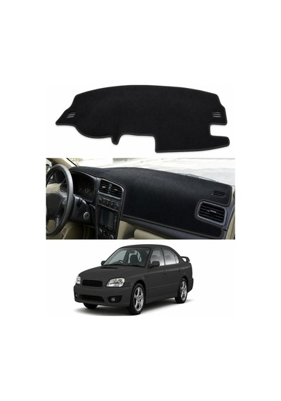 Subaru - Legacy B4 1998-2003 Uyumlu Torpido Koruma Kılıfı - Siyah Şeritli