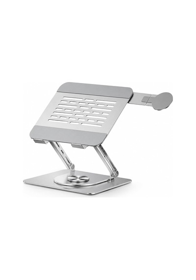 Lexroo Laptop Stand Karbon Çelik 360 Döner Ergonomik Yükseklik Ayarlı Soğutucu Magsafe Uyumlu