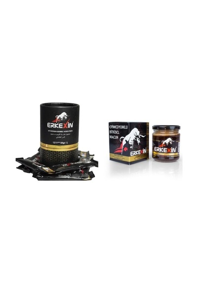 Erkexin Bitkisel Macun 240 G + 12 x 20 G Stick 2'li