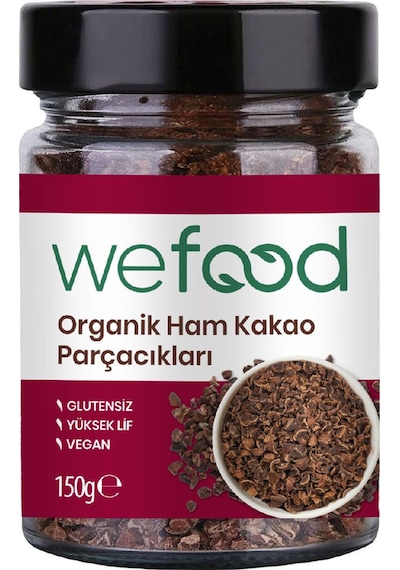 Wefood Organik Ham Kakao Parçacıkları 150 G(kakao Nibs)
