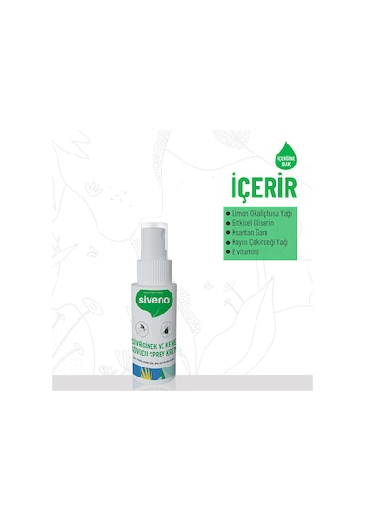Siveno %100 Sivrisinek Ve Kene Kovucu Sprey Krem 50 Ml 4 Adet