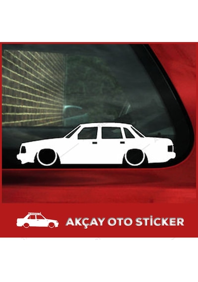 Volvo 200 Sticker Volvo 200 Gölge Sticker Oto Sticker Araç Sticke