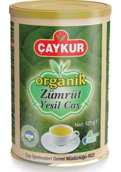 Çaykur Organik Zümrüt Yeşil Çay Teneke 150 G