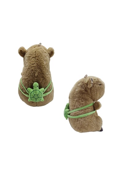 Büyük Boy Kapibara Peluş Oyuncak 35 Cm Yumuşacık Bebek Ve Çocuk Uyku Arkadaşı Çok Renkli