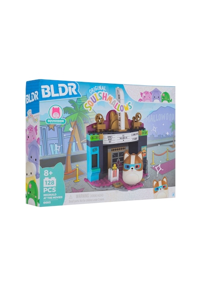 Bldr Squishmallows Oyun Seti - Köpek Reginald Sinemada Cns0093