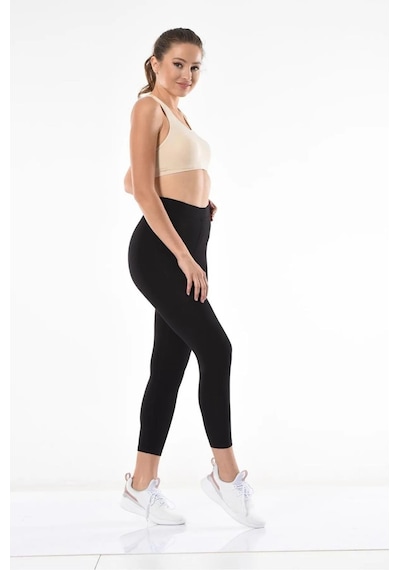 Eren Style Dynamic Leggins Termal Kışlık Pamuklu Esnek Likralı Tayt-1148-1149-8966 SiYAH