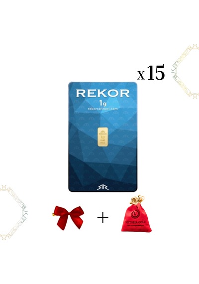 15 Adet 1 Gr 24 Ayar Altın Rekor