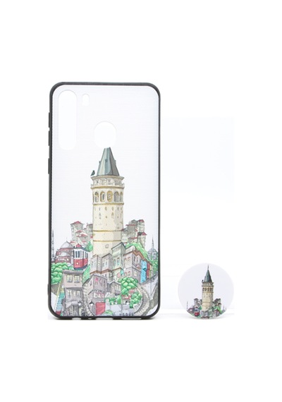 Nettech Samsung Galaxy A21 Uyumlu Desenli Popsocket Seri Arka