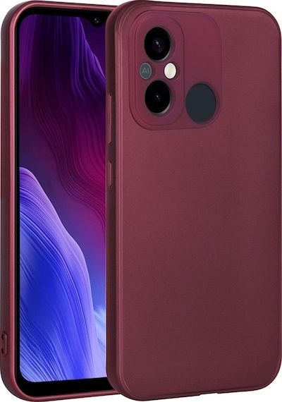 Xiaomi Redmi 12c Kılıf Zore Premier Silikon Kapak Mürdüm