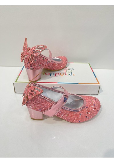 Butikhappykids Kız Çocuk Abiye Ayakkabı Pembe Kelebekli Pırıltılı Parti -doğum Günü Topuklu Kız Çocuk Ayakkabı Pembe Butikhappykids Kız Çocuk Abiye Ayakkabı Pembe Kelebekli Pırıltılı Parti -doğum Günü Topuklu Kız Çocuk Ayakkabı Pembe