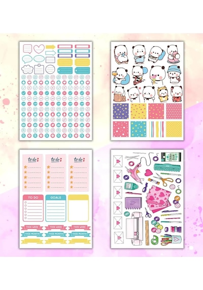 Girl Power My Dıy Sticker Book 24 17 Cm 16 Sayfa Özel Tasarım Rengarenk Sticker Kitabı