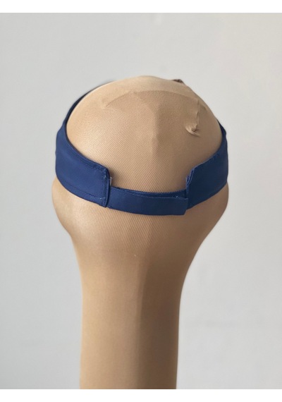 Aida Jewelss Pamuk Sporcu Koşu Tenis Vizör Şapka Arka Kısmı Ayarlanabilir Unisex Vizör Şapka Mavi.