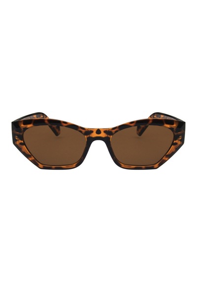 Leopar İrregular Vintage&Retro Güneş Gözlüğü