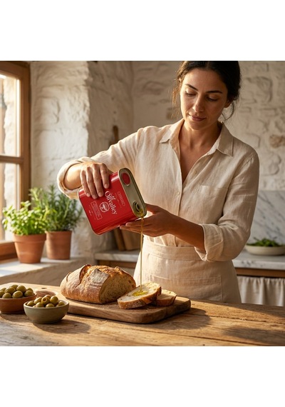 Premium Soğuk Sıkım Naturel Sızma Zeytinyağı 500 Ml