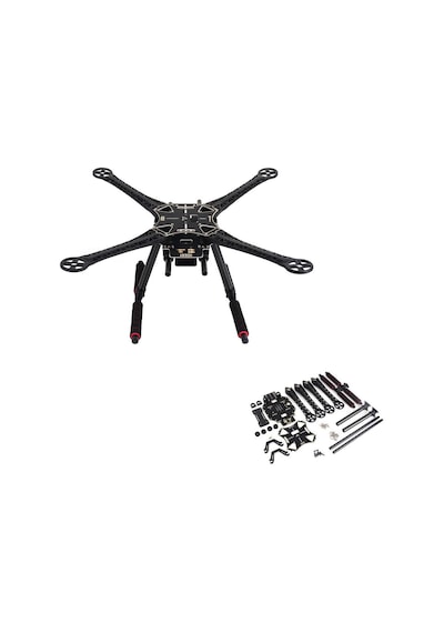 S500 quadcopter Frame gövdesi ( Karbon Fiber İniş Takımlı (Siyah)