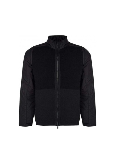 Boss Panoramica Hybrid Knit Jacket Erkek Ceket Siyah Siyah
