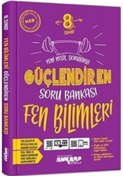 8. Sınıf Fen Bilimleri Soru Bankası Güçlendiren | Ankara N11.38071