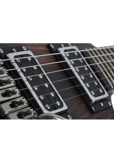 Schecter C-1 Exotic Ebony Elektro Gitar (Natural Satin)